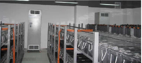 UPS电池室2套独立运行的化学过滤系统